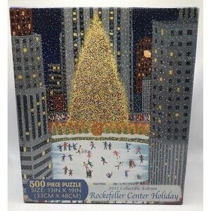 Briarpatch Rockefeller Center 500 Piece Jigsaw Puzzle Holiday 2011 Edition